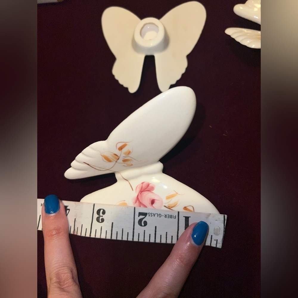 Vintage 70’s Ceramic Butterfly Wall Hangings - Picture 7 of 8
